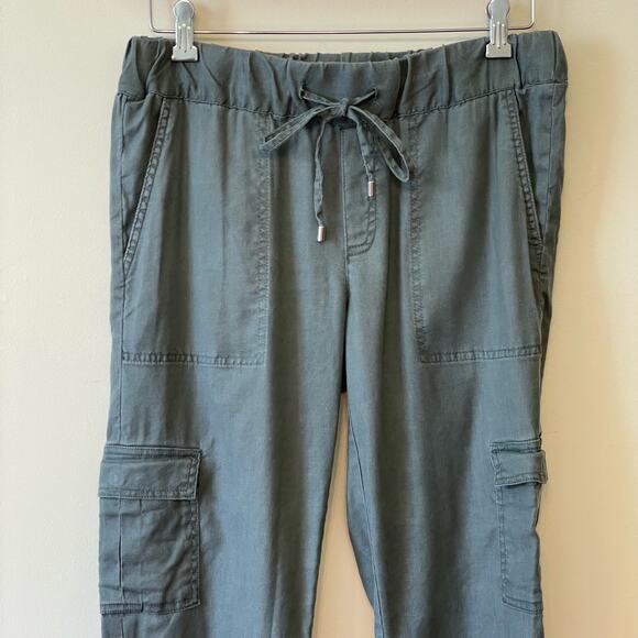 Liverpool US 4 green cargo pant ankle mid rise gorpcore utility Kim Possible - Picture 2 of 11